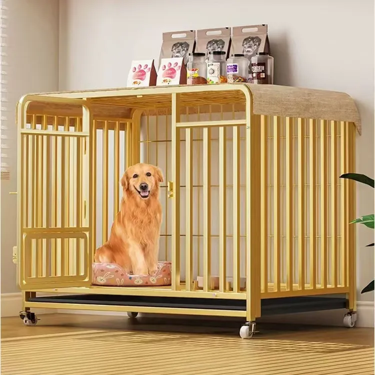 超大中小型犬狗笼加厚带厕所结实加冬款号家用笼子加固四季狗笼子