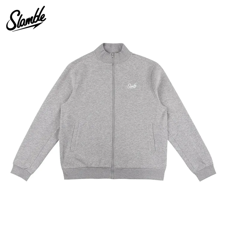 SLAMBLE秋冬新款棒球领外套男运动休闲立领上衣百搭拉链卫衣潮流