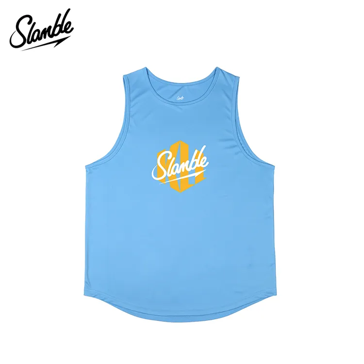 SLAMBLE夏季新款路人王联名速干运动背心男投篮服训练球衣跑步