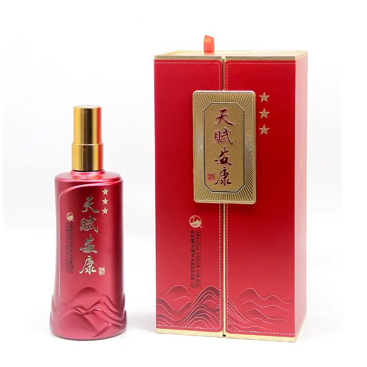 泸康酒业新三星天赋安康浓香酒色透明酒香浓郁粮食酒42度500ml
