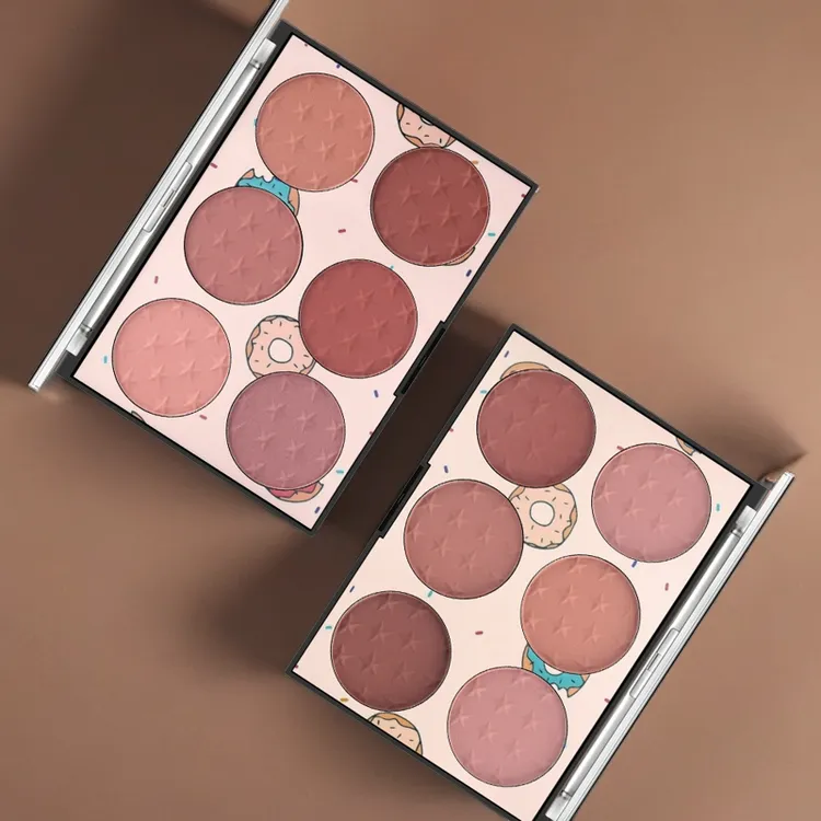 miss rose腮红盘推荐网红cos拉丁国标舞台妆6色腮红高级感腮红膏