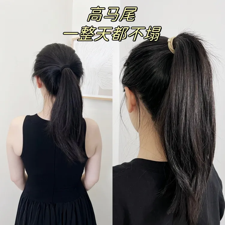 高弹美拉德高弹简约老钱风发圈高马尾发圈