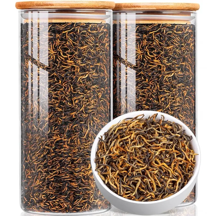 金骏眉茶叶红茶2025新茶特级正宗浓香型武夷山红茶散装【玻璃罐装】