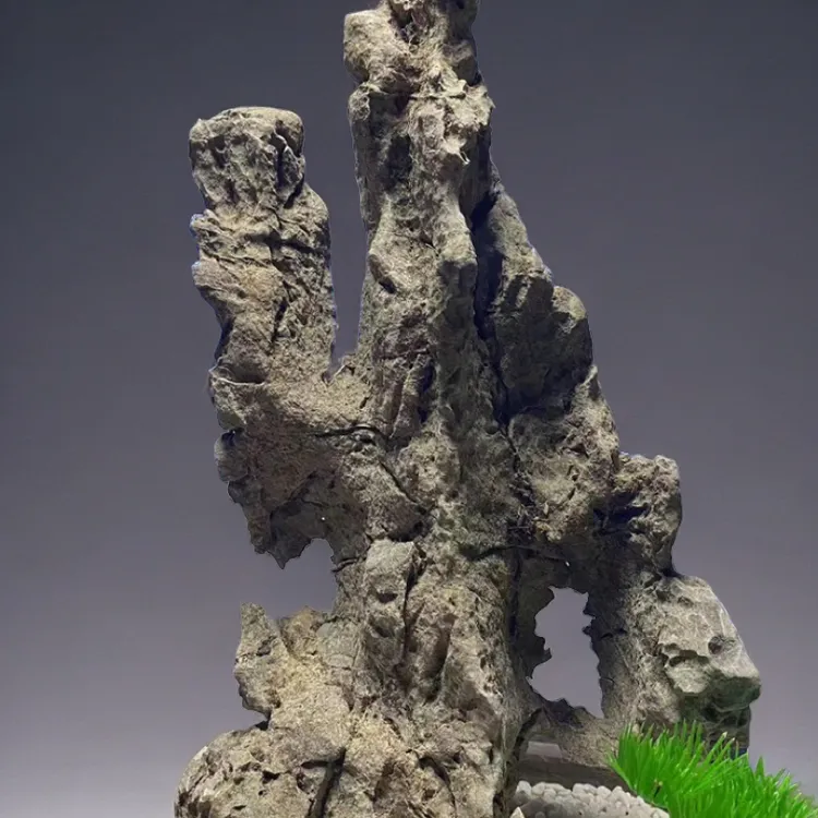 青龙石（英石之乡）造景石鱼缸水陆缸假山造景独石摆件款式异形奇石