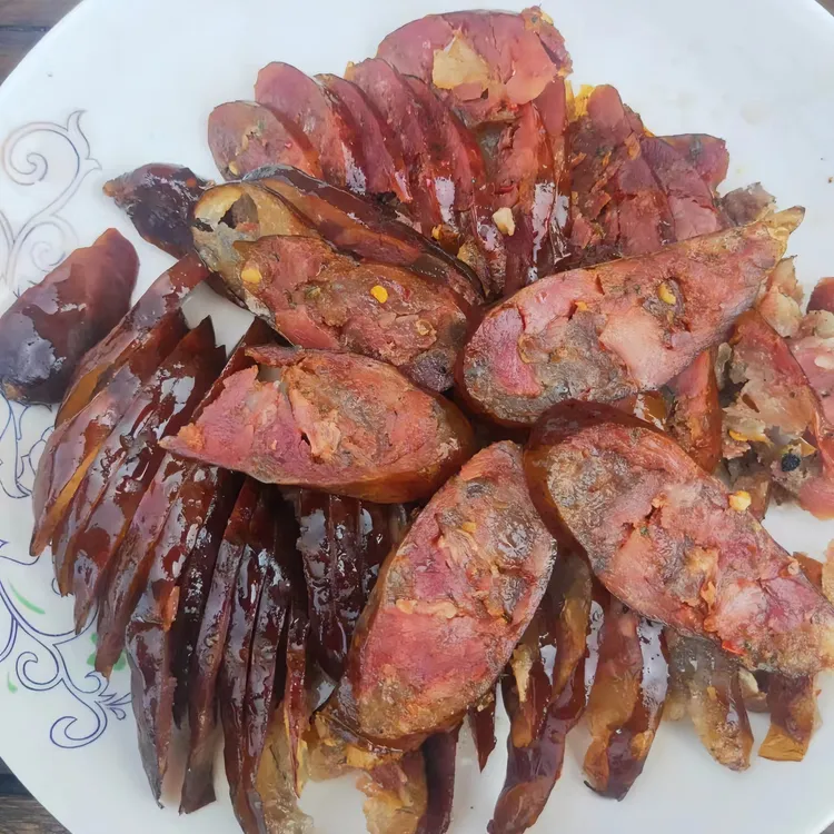 【散重现称】川味柴火烟熏土猪腊香肠