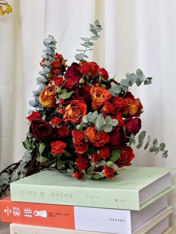 【ZHIHUANIAN】落日余晖 花束组合 天然植物干花家具摆件干花花束