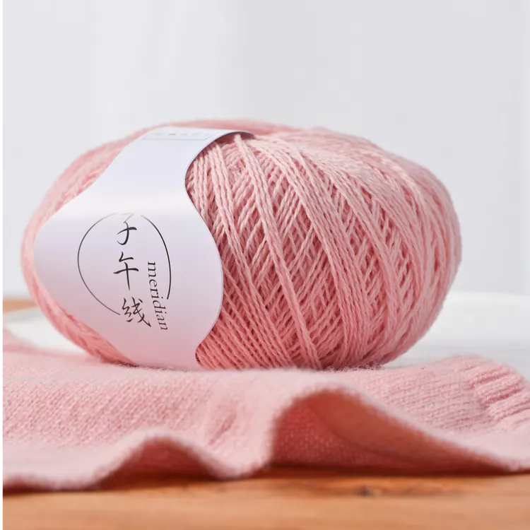 织意子午线 锦瑟羊毛 手工编织披肩围巾提花毛衣毛线团细羊毛线