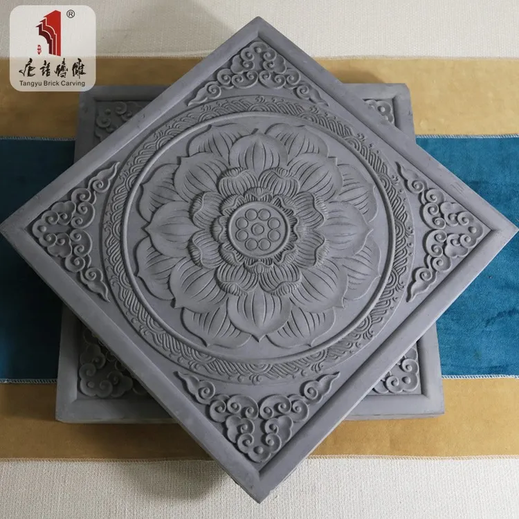 唐语地砖 仿古砖唐莲地砖 古建青砖室内外中式庭院砖房产砖 