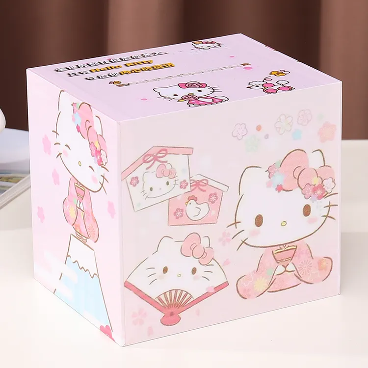 木质存钱罐储蓄罐存钱箱储蓄箱儿童礼物生日礼物摆件少女心创意