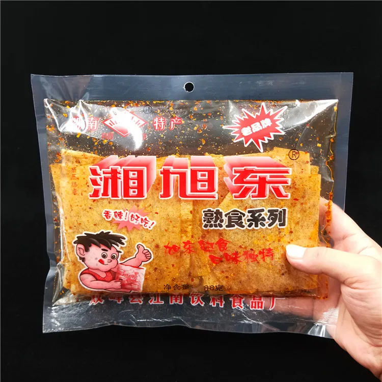 湘旭东麻辣片辣条童年怀旧香辣大辣片手撕豆皮小吃零食湖南特产