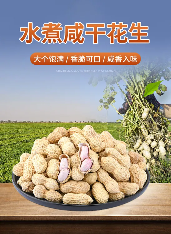 25年龙岩特产水煮花生原味零食