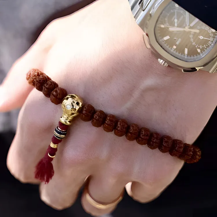 三通diy百香籽星月文玩配饰复古三通13x9mm