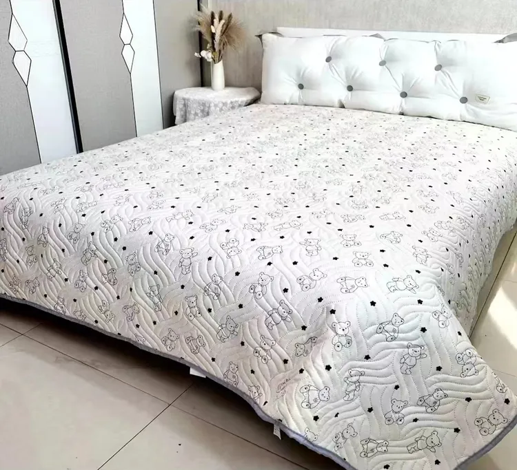 【四季床盖】床单印花大床亲肤双面加厚防滑可机洗