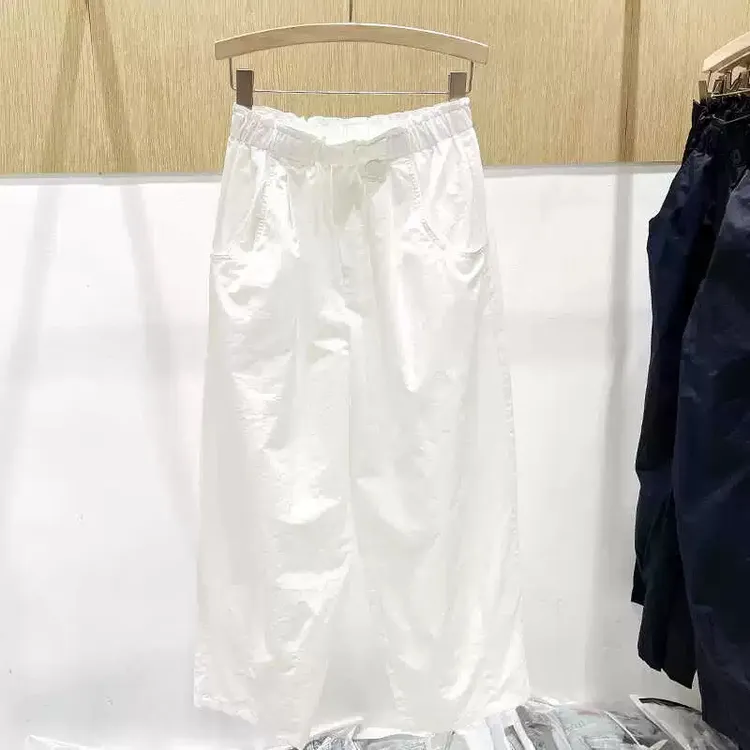 花苞宽松阔腿休闲九分萝卜裤