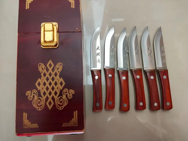 手抓肉小刀，精美礼盒装手工高档家用