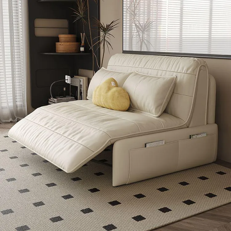 智能电动沙发床一体两用可折叠小户型客厅坐卧书房北欧单人伸缩床