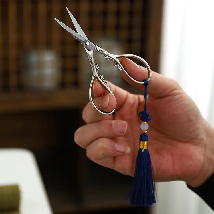 泡袋茶叶包装专用小茶剪刀家用复古日式茶艺茶道功夫茶具配件