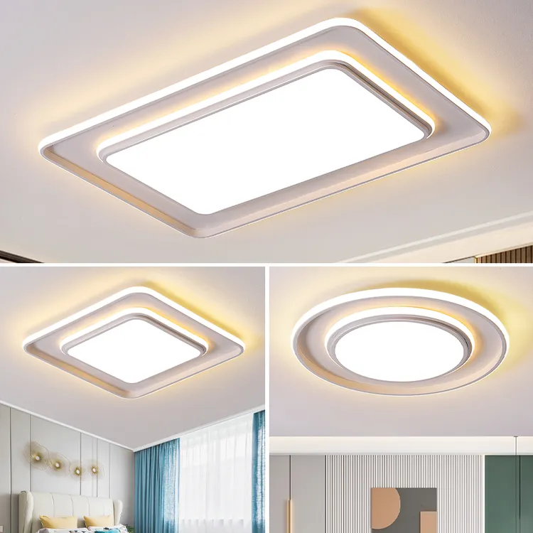 2026年新款简约大气房间长方形大厅卧室吸顶灯方形灯餐厅走廊灯具