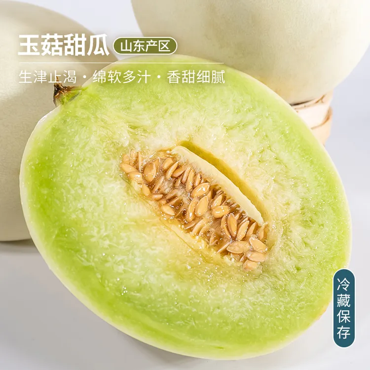 每天水果优选山东玉菇甜瓜 冰激凌口感软糯香甜当季新鲜整箱包邮