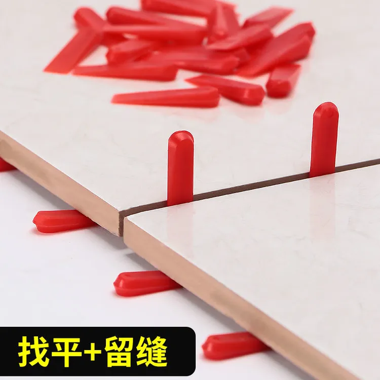 瓷砖找平器铺砖贴瓷砖楔形隔片小垫片插片缝隙微调器调缝配件工具