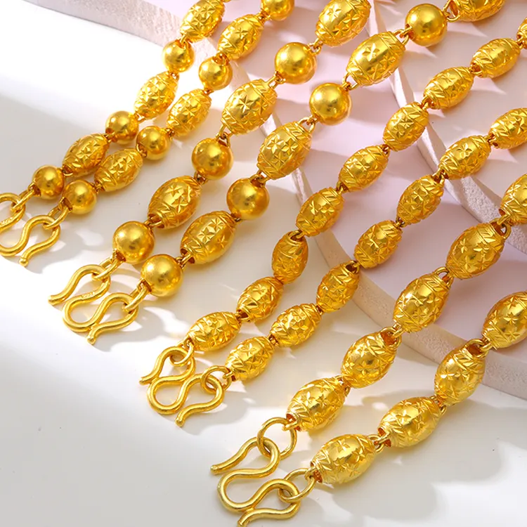 链子足银 男款经典霸气纯橄榄足银项链大哥链子时尚潮流不掉色