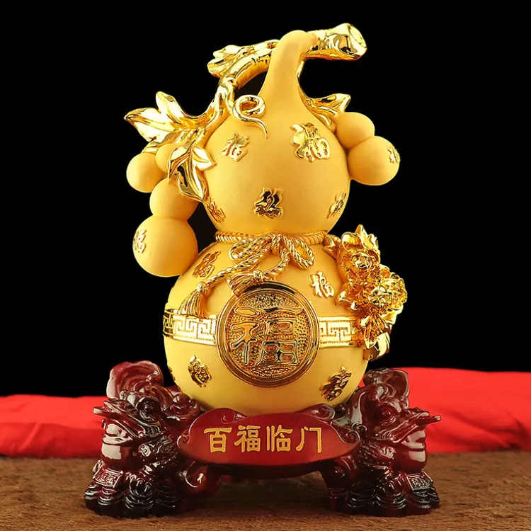 葫芦摆件招财家居饰品客厅酒柜办公室工艺品桌面摆设乔迁开业礼品
