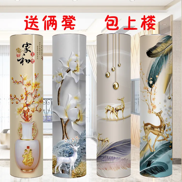 360度旋转鞋柜家用大容量简约立式圆形门厅客厅玄关创意收纳柜