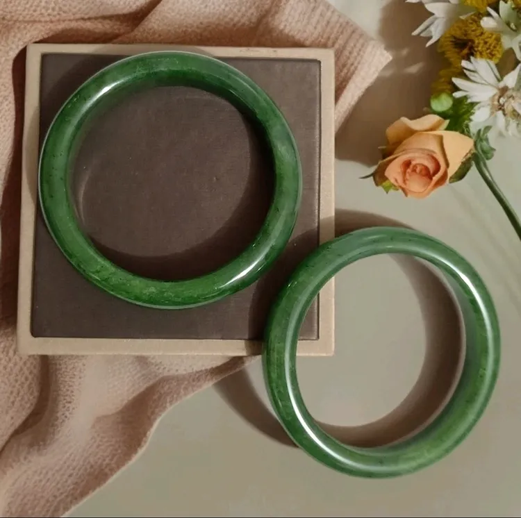 和田玉碧玉手镯825（多样性发货拍一发一）（圈口备注客服）