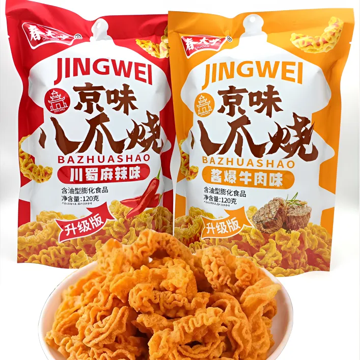 厂家直销春大哥八爪烧6大袋京味八爪烧酥脆童年零食
