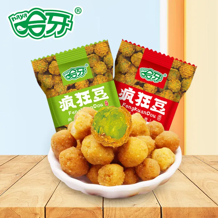 哈牙疯狂豆清真零食青豌豆多口味小袋开袋即食