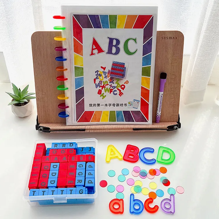 3岁以上早教英语宝宝英语拼读我的字母游戏书英文英语趣味启蒙