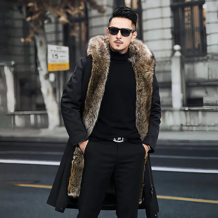 【王者风范】保暖派克 御寒保暖 阻挡风雪长款男装派克大衣