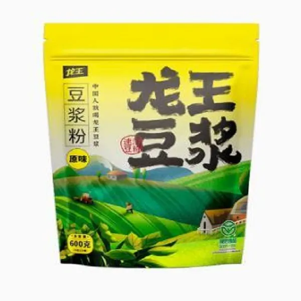 龙王原味豆浆粉家用独立小包装非转基因冲饮速溶豆粉600克早餐
