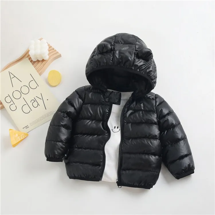 儿童装男童轻薄婴儿冬季小宝宝外套女童洋气棉服连帽棉袄上衣秋冬
