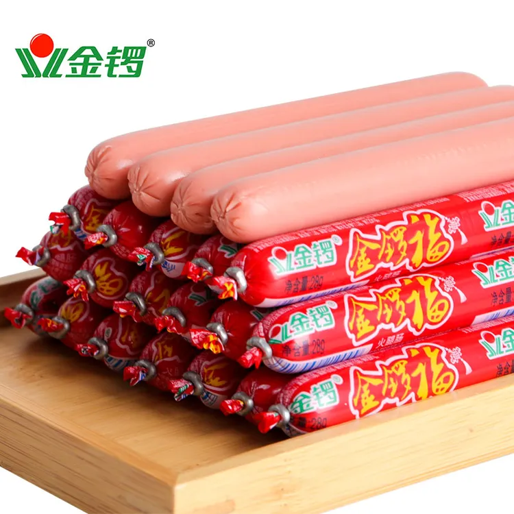 金锣福火腿肠28g*25支火腿肠整箱批发淀粉肠油炸烧烤麻辣烫食材