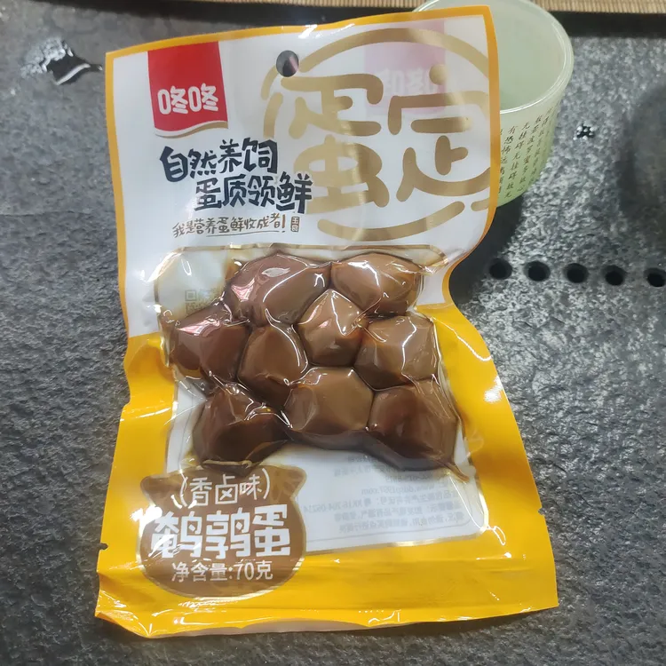 咚咚鹌鹑蛋70g*10 香卤味 营养早餐