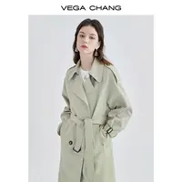 VEGA CHANG2025春季新款风衣气质中长款高级外套女NNW2201107762