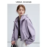 VEGA CHANG美式短外套女春秋2025年设计感宽松上衣V24307306TZ