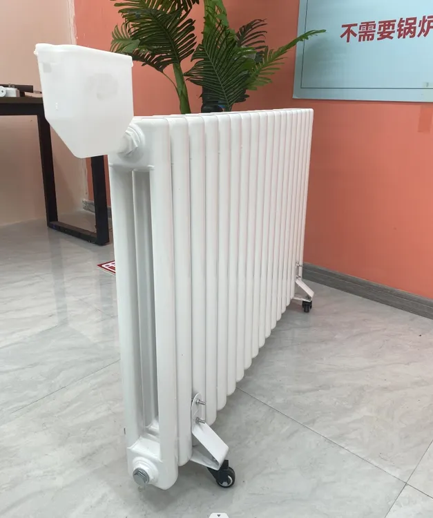 加水钢柱氏电暖片不用锅炉不用管道不穿墙不打孔可移动可挂墙电暖