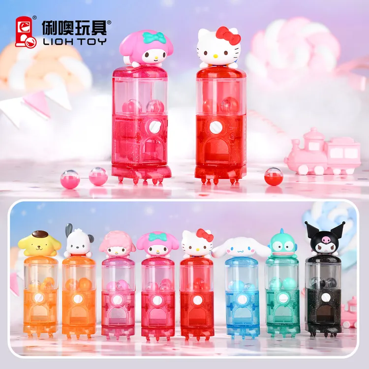 【直播间专属】俐噢玩具三丽鸥HelloKitty美乐蒂扭蛋机造型盲袋