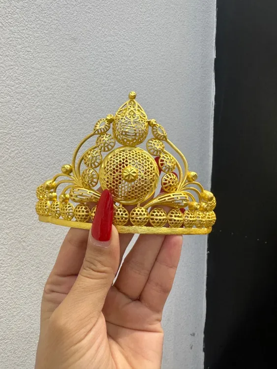 古丽米娜民族风金色皇冠