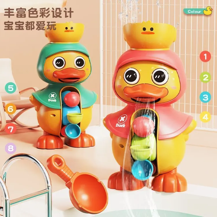 婴儿洗澡玩具戏水男孩旋转玩儿童玩具水车转转乐洗澡宝宝哄娃神器