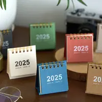 2025年简约迷你小台历创意口袋便携mini日历打卡计划桌面装饰摆件