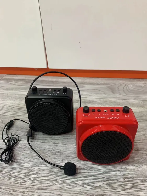 爱课2500大功率有线小蜜蜂扩音器老师导游乐器用插卡优盘蓝牙教学