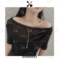 非金属硅胶项链 辛儿/小个子个性冷性项链小众设计感锁骨链XL100