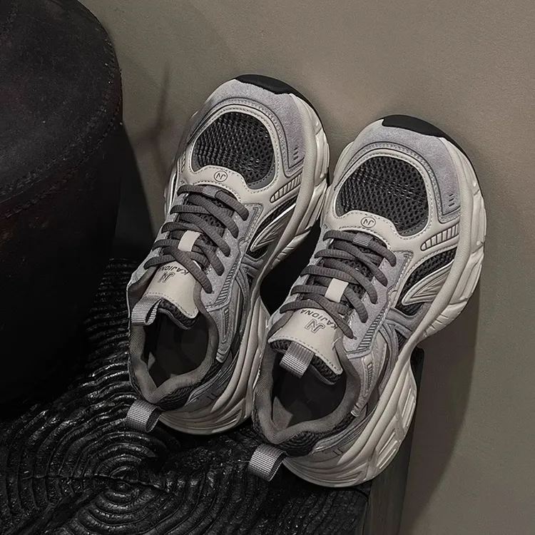 厚底老爹鞋女款2025秋季季新款女鞋ins潮复古增高休闲运动鞋