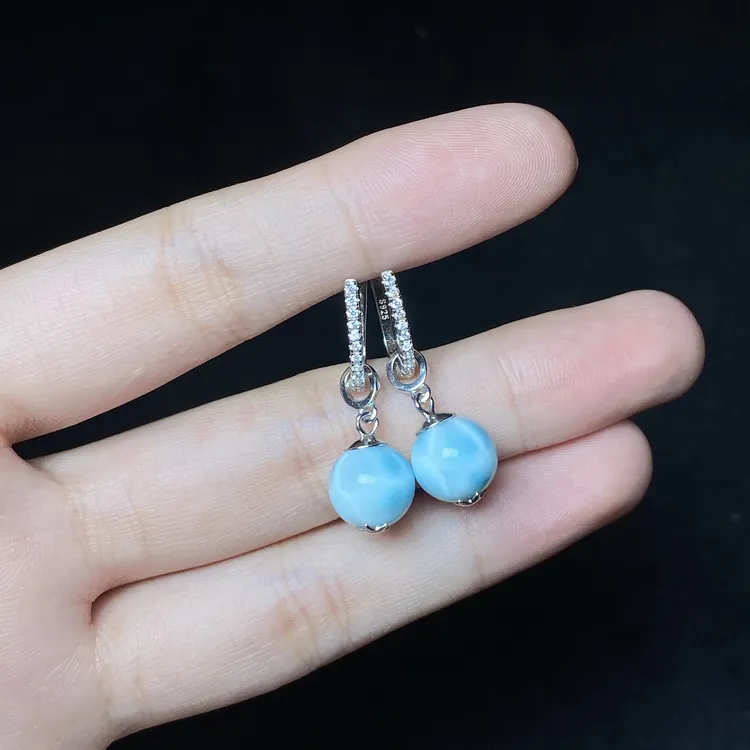 【小北严选】S925银海纹石耳扣11-17K20X256【多样性发一件】约9mm