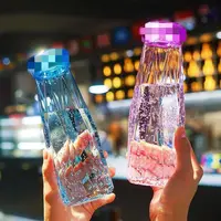 TFN.定制 网红情侣创意玻璃水杯 （不能装100度开水 ）