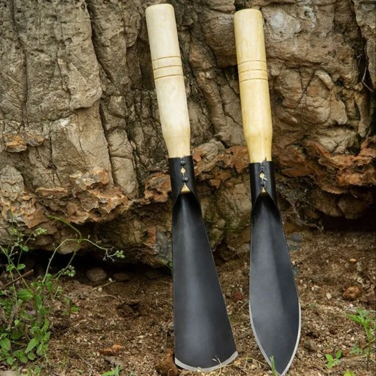 园林小铲子园艺松土起根器铁铲大蒜养花工具家用锰钢种菜神器商品图