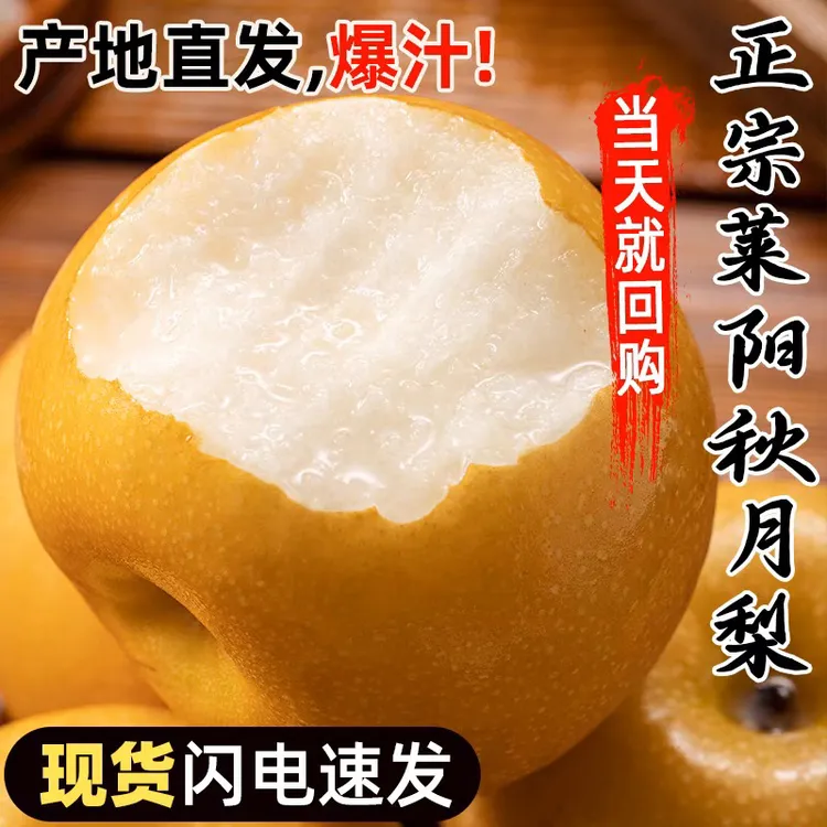 【宫司令专属】莱阳原产地正宗秋月梨现采现摘香甜细腻无渣